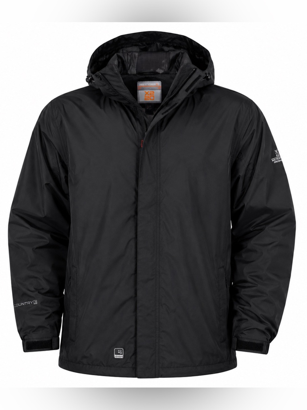 Free Country X20 Waterproof Breathable Hooded Rain Jacket Windbreaker Men’s XXL